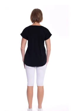 Natasha Tee - Black - CL9