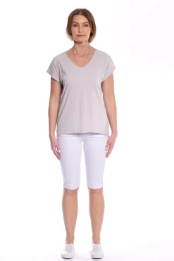 Natasha Tee - Putty - CL9