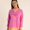 Naya Zip Sweat - Fizzy Pink - TT54