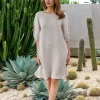 Neriah Linen Dress - Dune - OJ19