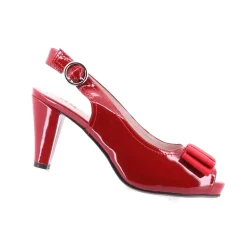 NEXUS Sling Back Patent Leather Shoe - Red