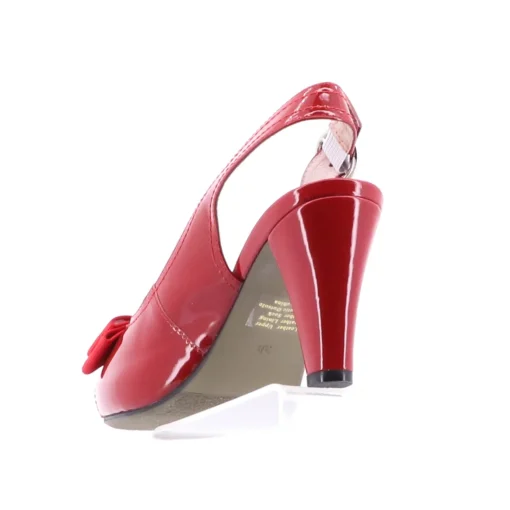 NEXUS Sling Back Patent Leather Shoe - Red