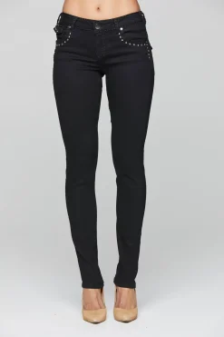 Nottingham Studded Jeans - Black - NLJ13