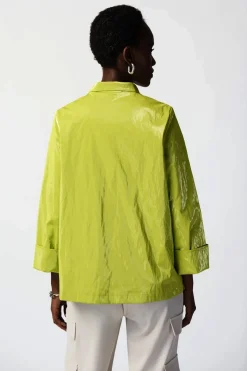 Novelty Boxy Jacket - Key Lime - JR39