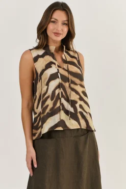 Paityn Sleeveless Top - Wildcat - OJ25