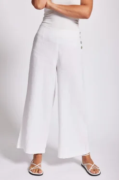 Palazzo Pants - White - SS7