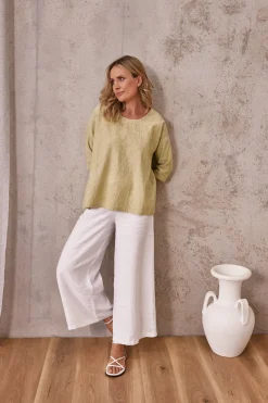 Palazzo Pants - White - SS7