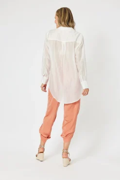 Pearl Voile Shirt - White - HV16