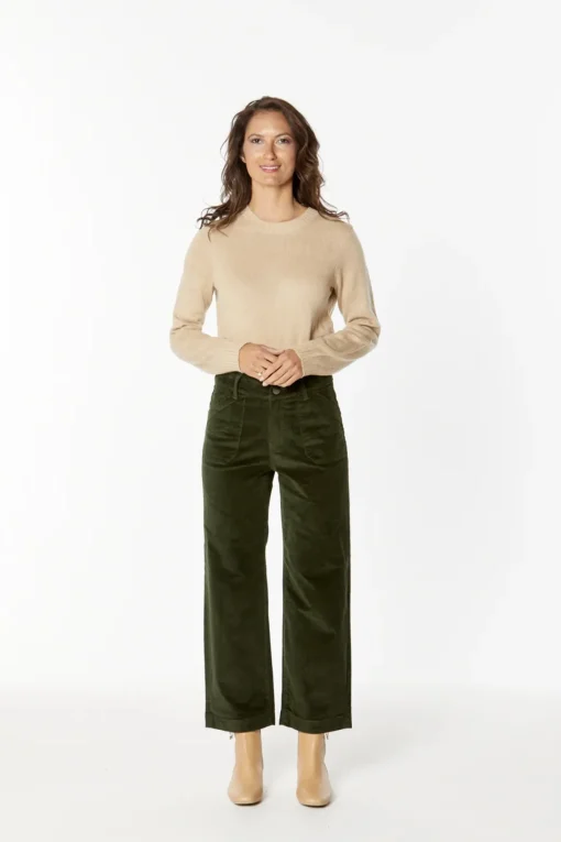 Penrith Corduroy Pant - Olive - NLJ32