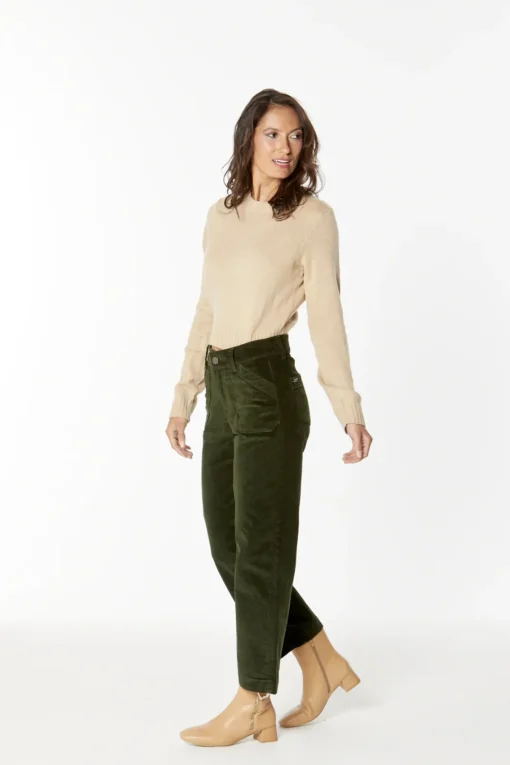 Penrith Corduroy Pant - Olive - NLJ32