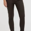 Pleather Tommy Jean - Chocolate - IS44
