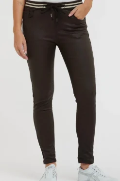 Pleather Tommy Jean - Chocolate - IS44