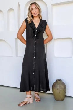 Pranzo Dress - Black - FA32