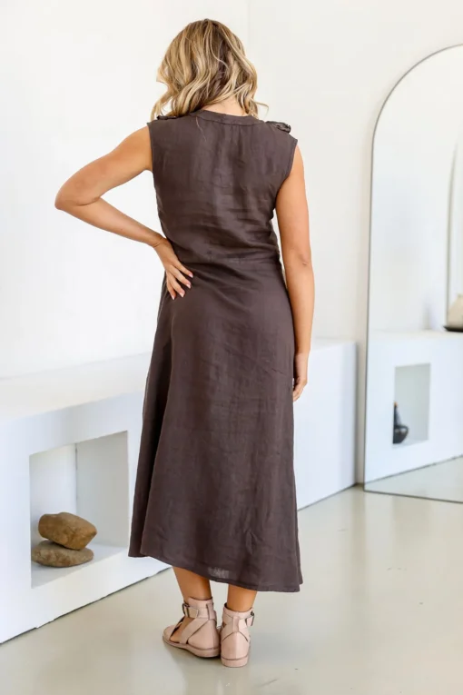 Pranzo Dress - Chocolate - FA32