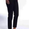 Pull On 7/8 Jeans - Black - CL5