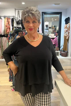 Quad Layer Tunic - Black - PH22