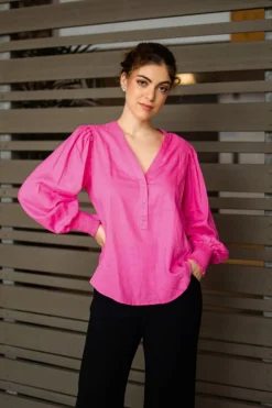 Quinn Shirt - Hot Pink - SO8