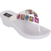 Rainbow Thong - White- GC1