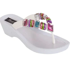 Rainbow Thong - White- GC1