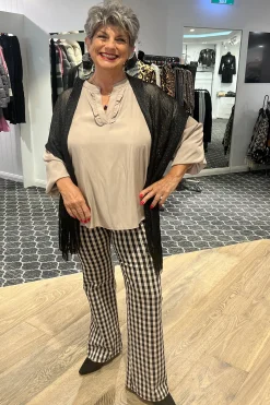 Retro Flare Pant - Beige - PH31