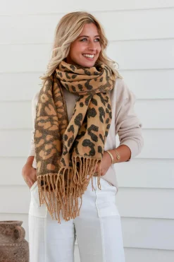 Reversable Animal Print Scarf | SU2