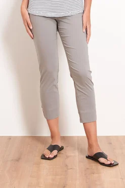 Riveting 7/8 Taper Pant - Pebble - F10