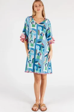 Rosalie Dress - Sky - LL35