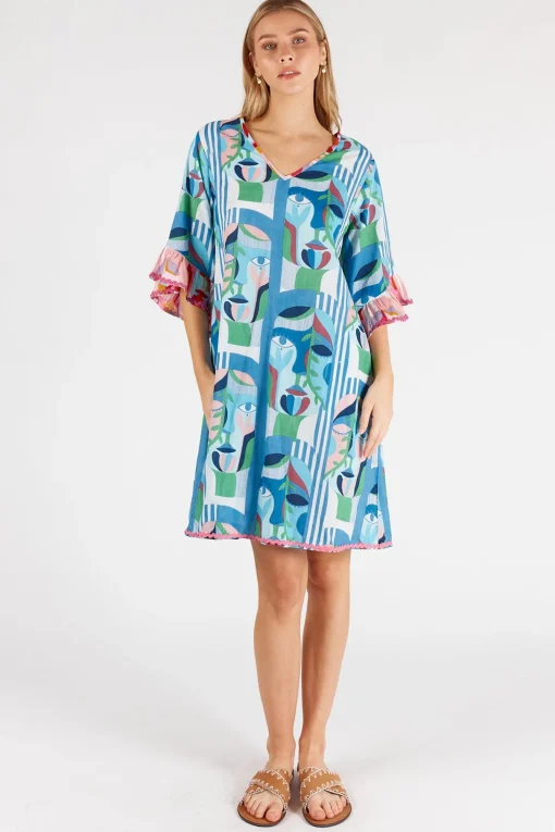 Rosalie Dress - Sky - LL35