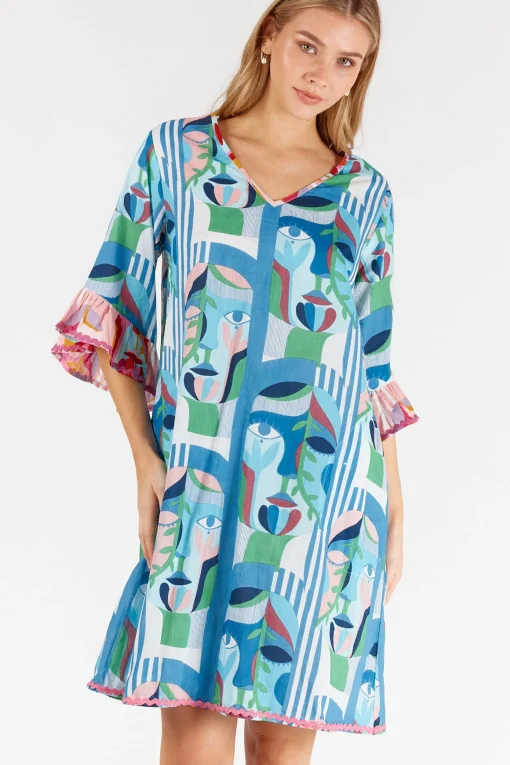 Rosalie Dress - Sky - LL35