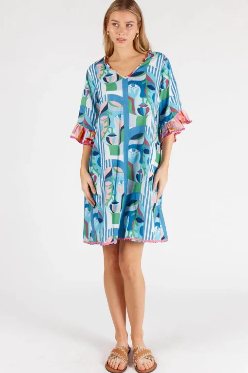 Rosalie Dress - Sky - LL35