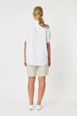 Safari Linen Shirt - White - GS16