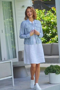 Sail Linen Button Jacket - OJ30
