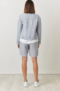 Sail Linen Button Jacket - OJ30