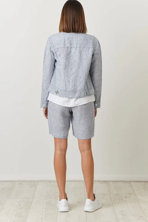 Sail Linen Button Jacket - OJ30