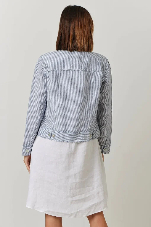 Sail Linen Button Jacket - OJ30