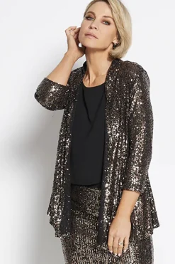 Sally Sequin Jacket - Bronze - PH38
