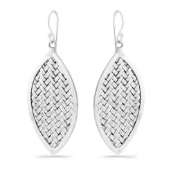 Sanur Silver Earrings - Silver - NS4