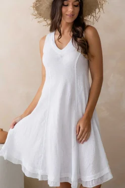 Sapri Dress - White - IC49