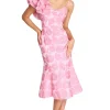 Selena Frill Dress - Pink - ROM2