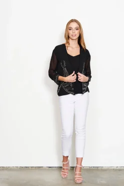 Sheer Sleeve Jacket | CAJ19