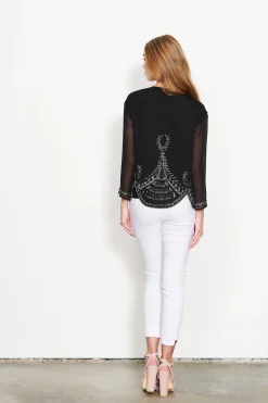 Sheer Sleeve Jacket | CAJ19