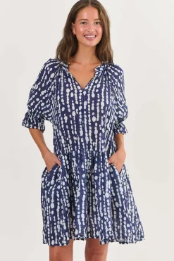 Shelly Cotton Dress - Freshwater Pearl - N2