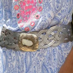 Silver Woven Belt - M55