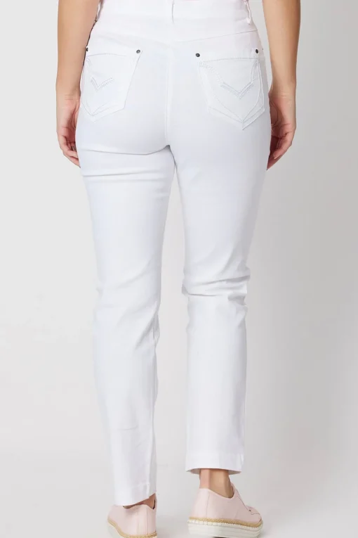 Slim Miracle Leg Jeans - White - GS23