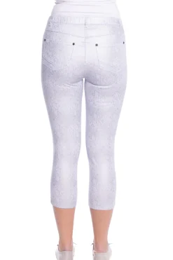 Snake Foil Capri Jegging - Silver - CL3