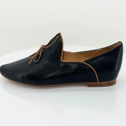 Sommer Flats - Black & Tan - TE12