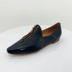 Sommer Flats - Navy & Tan - TE12