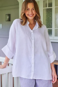 Sophia Shirt - White - OJ11