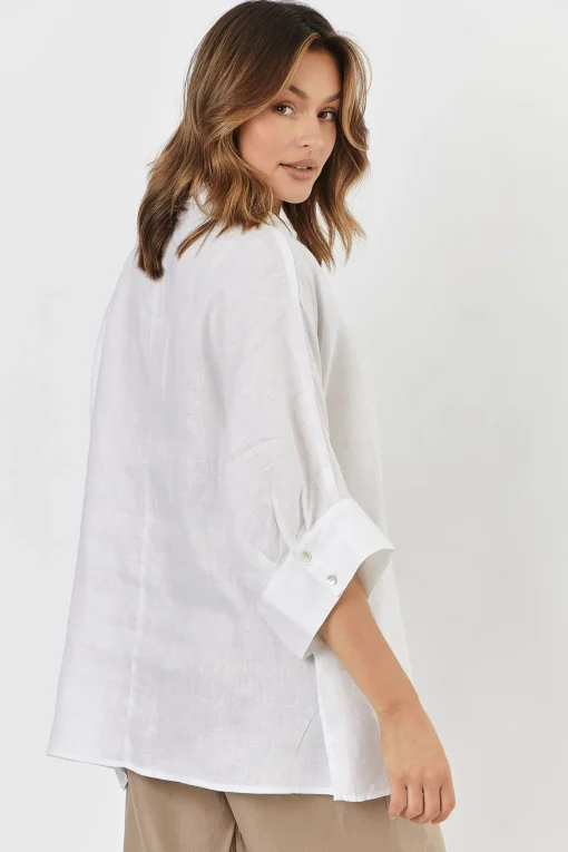 Sophia Shirt - White - OJ11