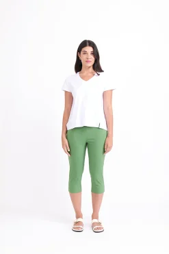 Split Enz Pants - Apple - F23